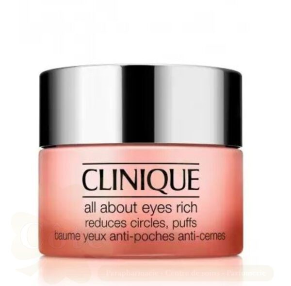 CLINIQUE ALL ABOUT EYES BAUME YEUX ANTI POCHES ET CERNES 15ML