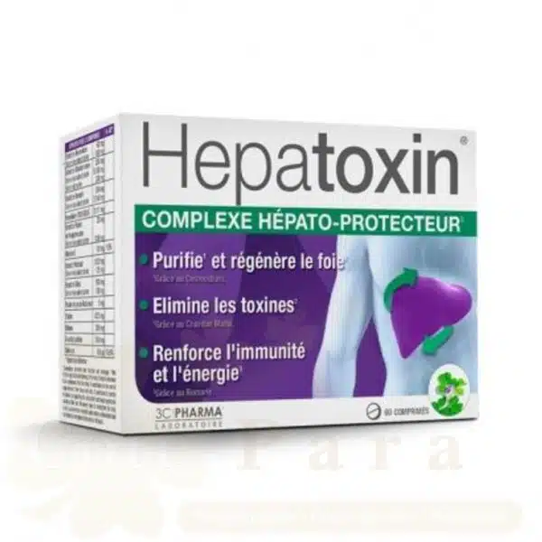 3C PHARMA HEPATOXIN 60 COMPRIMES
