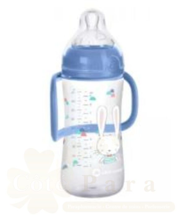 BEBE CONFORT BIBERONPP EMOTION PHYSIO URBAN GARDEN BLEU 270ML 0-12M REF 3102209130