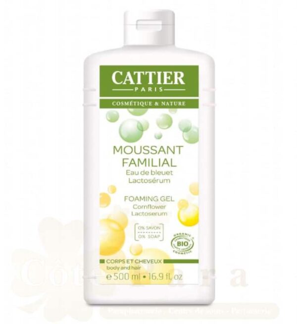 CATTIER MOUSSANT FAMILIAL CORPEAU SECHEET CHEVEUX 500ML