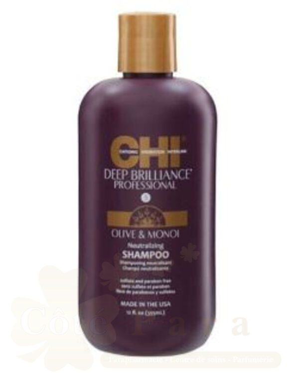 CHI DEEP BRILLANCE OLIVE & MONOI SHAMPOING 355ML