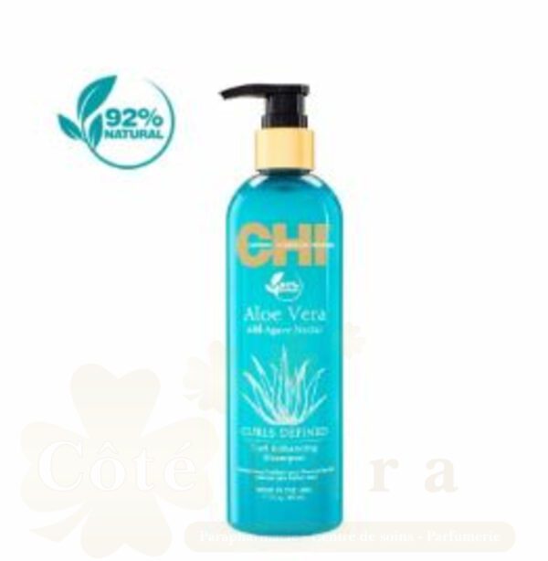 CHI ALOE VERA WITH AGAVE NECTAR CURL ENHANCING SHAMPOING 340ML