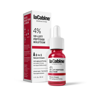 LACABINE MONOACTIVE SERUM CREME 4% UP LIFT PEPTIDES SOLUTION 2EN1 30ML Univers _discount_prix_ parapharmacie,_ maroc,_ livraison_ ,market, _visage_ corps, cheveux,