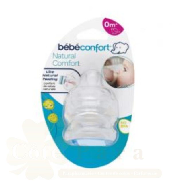 BEBE CONFORT TETINES EMOTION PHYSIO – S (0M+) - SILICONE X2   012520