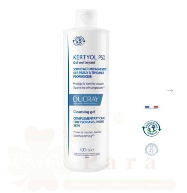 DUCRAY KERTYOL PSO GEL NETTOYANT 400ML