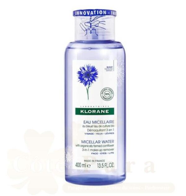 KLORANE EAU DEMAQUILLANTE AU BLEUET 400ML