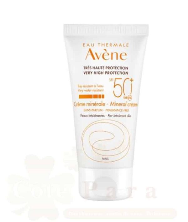 AVENE SOLAIRE ECRAN CREME MINERALE SPF50+