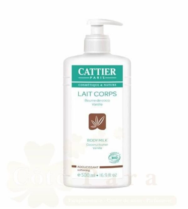 CATTIER LAIT CORPS ADOUCISSANT COCO VANILLE 500ML