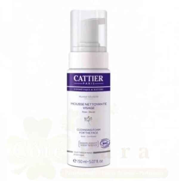 CATTIER MOUSSE NETTOYANTE VISAGE NUAGE CELESTE 150ML