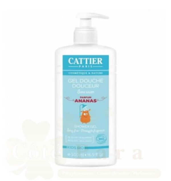 CATTIER GEL DOUCHE DOUCEUR KIDS BIO ANANAS SANS SAON 500ML