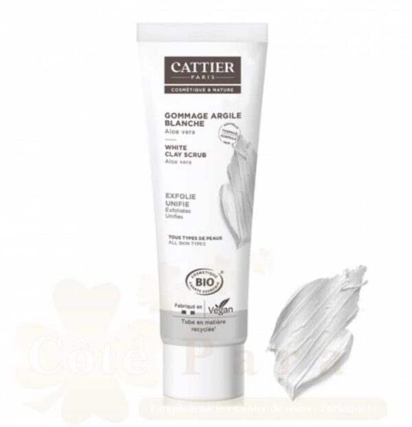 CATTIER GOMMAGE ARGILE BLANCHE 100ML