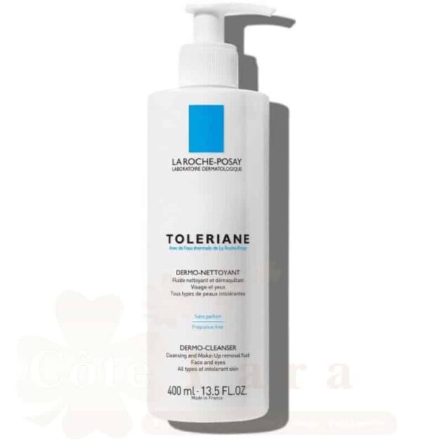 LA ROCHE POSAY TOLERIANE NETTOYANT FLUIDE DÉMAQUILLANT PEAU INTOLÉRANTE | 400ML