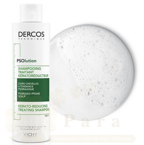 VICHY DERCOS PSOLUTION SHAMPOING TRAITANT KERATOREDUCTEUR 200ML