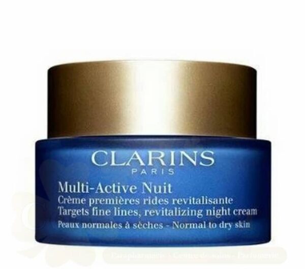 CLARINS CREME MULTI ACTIVE NUIT PEAU NORMALE A SECHE  50ml