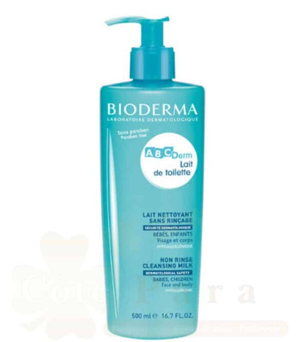 BIODERMA ABCDERM LAIT DE TOILETTE SANS RINCAGE 500ML