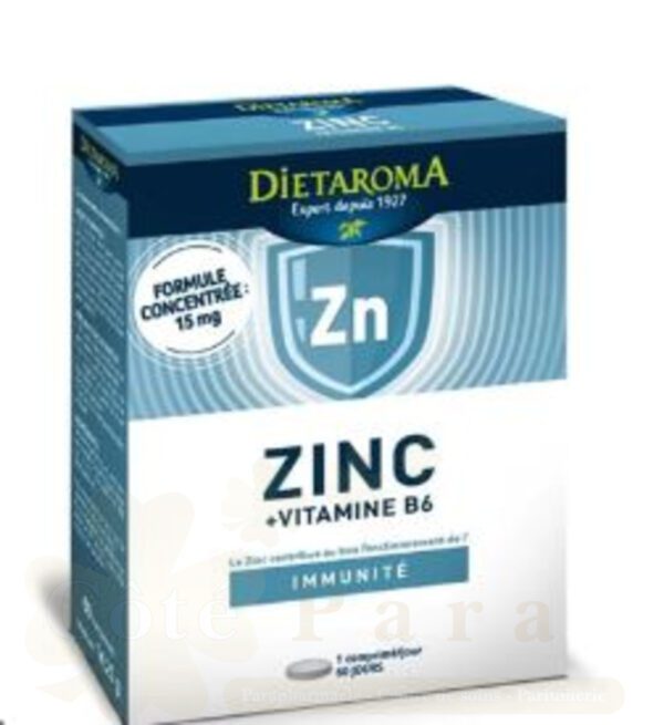 DIETAROMA ZINC + VITAMINE B6 60 COMPRIMES