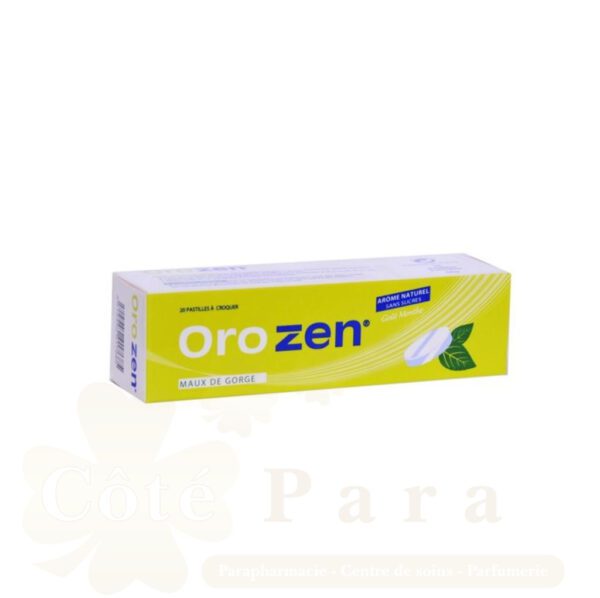 OROZEN MAUX DE GORGE 20 PASTILLES