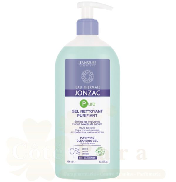 LEA NATURE EAU THERMALE JONZAC GEL NETTOYANT PURIFIANT 400ML