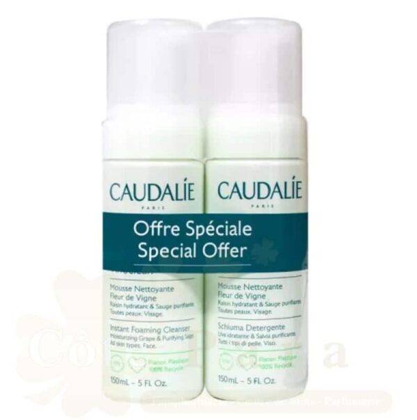 CAUDALIE VINOCLEAN DUO MOUSSE NETTOYANTE FLEUR DE VIGNE 150ML