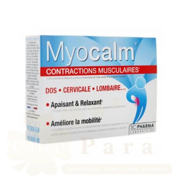 3 CHENES MYOCALM CONTRACTIONS MUSCULAIRES 30 CAPSULES