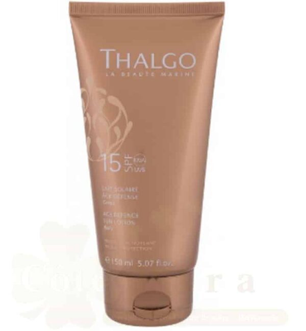 THALGO SOLAIRE LAIT SOLAIRE AGE DEFENSE CORPEAU SECHESPF 15 150ML  )