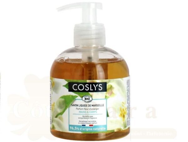 COSLYS SAVON DE MARSEILLE FLEUR D'ORANGER 300ML