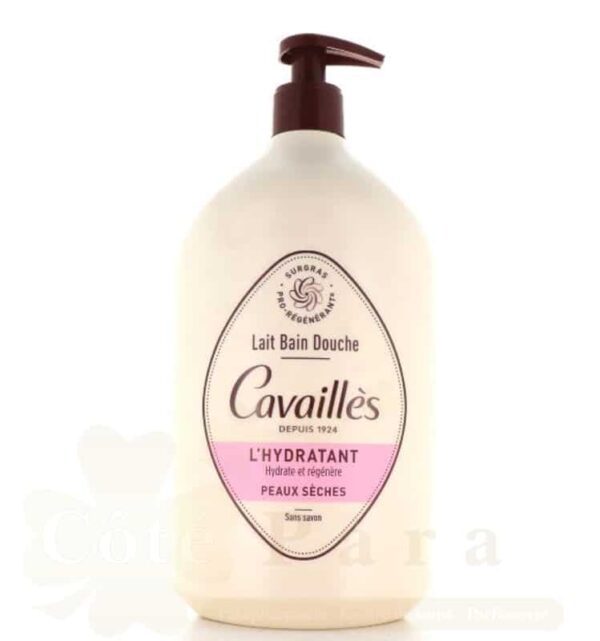 ROGE CAVAILLES LAIT BAIN ET DOUCHE HYDRATANT PEAUX SECHES 1L