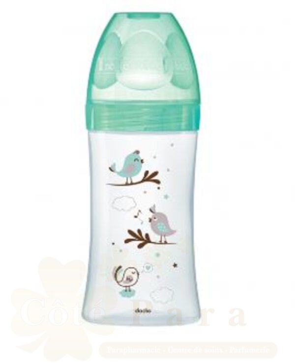 DODIE BIBERON INITIATION+ VERRE 270ML OISEAUX 0-6M