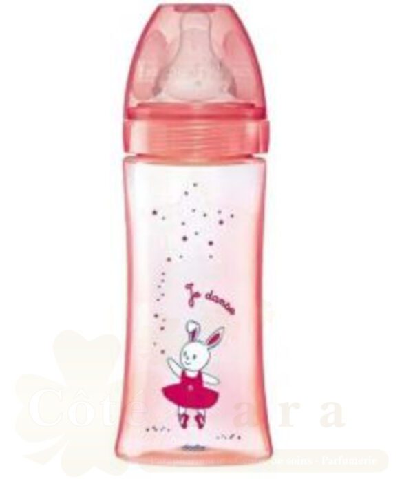 DODIE BIBERON INITIATION+ ROSE DANSE 6M+ 330ML