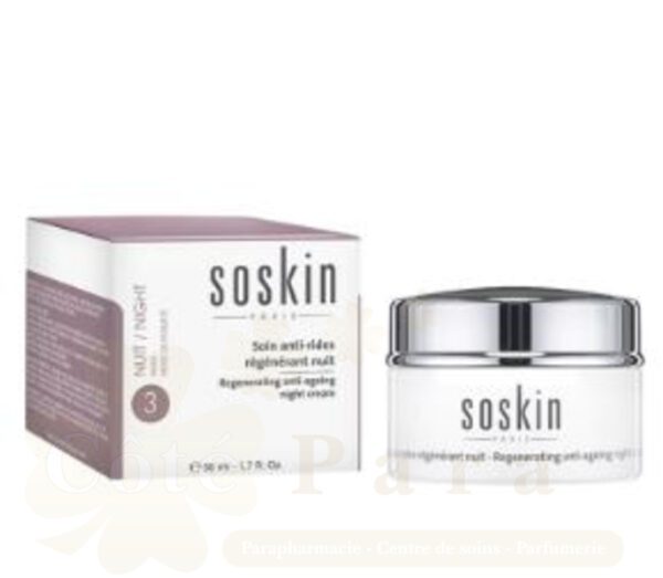 SOSKIN SOIN ANTI RIDES REGENERANT NUIT 50ML