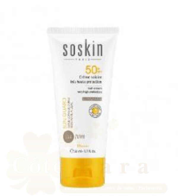 SOSKIN ECRAN SOLAIRE 50 +