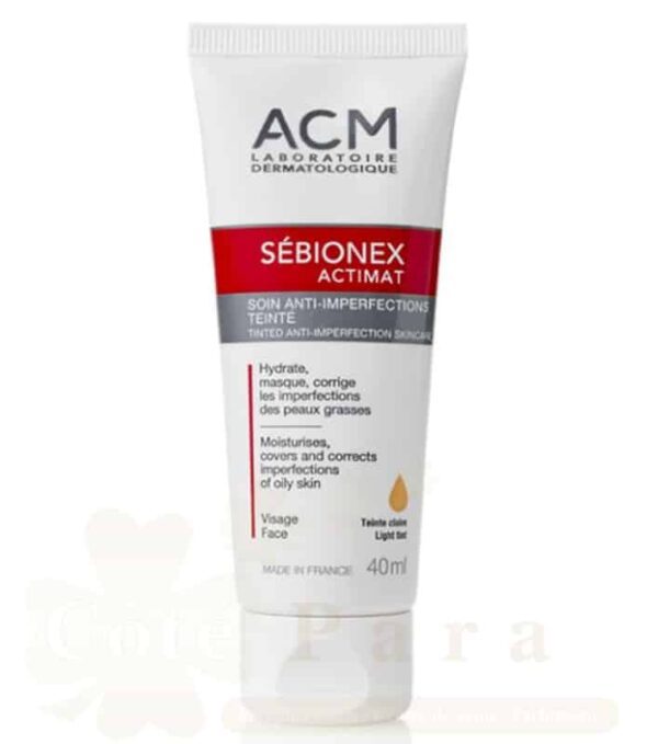ACM SEBIONEX ACTIMAT SOIN ANTI IMPERFECTIONS TEINTE 40ML