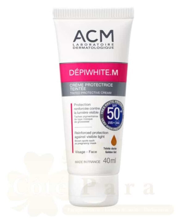 ACM DEPIWHITE M ÉCRAN SOLAIRE SPF50+ TEINTE DOREE 40ML