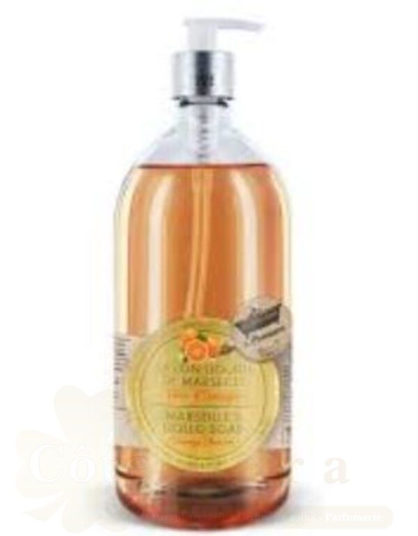 LES PETITS BAINS DE PROVENCE SAVON LIQUIDE DE MARSEILLE FLEUR D'ORANGER 1L