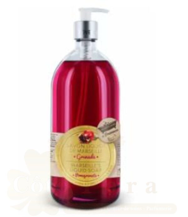 LES PETITS BAINS DE PROVENCE SAVON LIQUIDE DE MARSEILLE GRENADE 1L