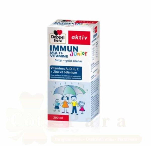 DOPPEL HERZ AKTIV IMMUN JUNIOR MULTI VITAMINE SIROP 200ML
