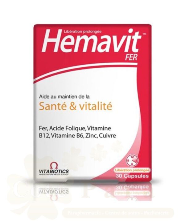 HEMAVIT FER 30 CAPSULES