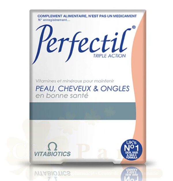 PERFECTIL PEAUX CHEVEUX ET ONGLES 30 COMPRIMES