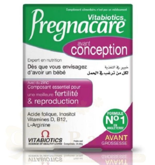 PREGNACARE AVANT CONCEPTION 30 COMPRIMES