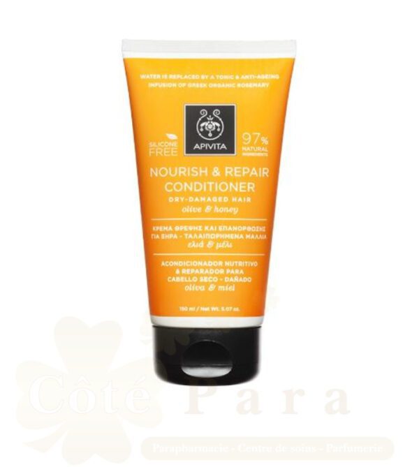 APIVITA APRES SHAMPOING NOURRISSANT ET REPARATEUR OLIVE&MIEL 150ML