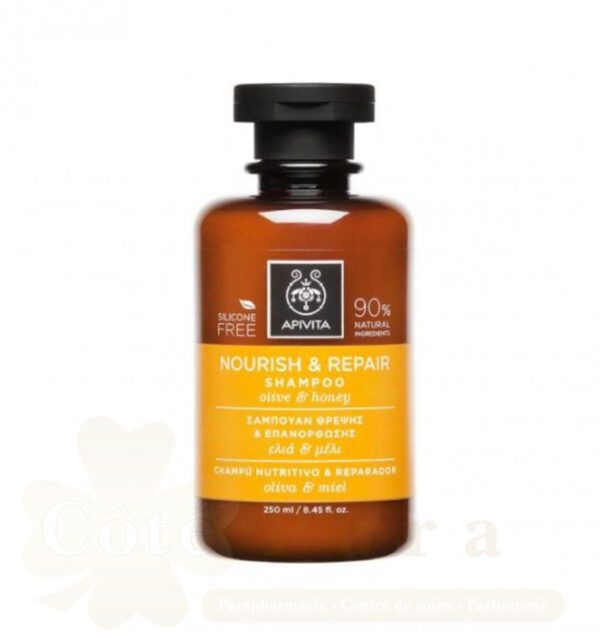 APIVITA SHAMPOING NOURISSANT ET REPARATEUR OLIVE&MIEL 250ML