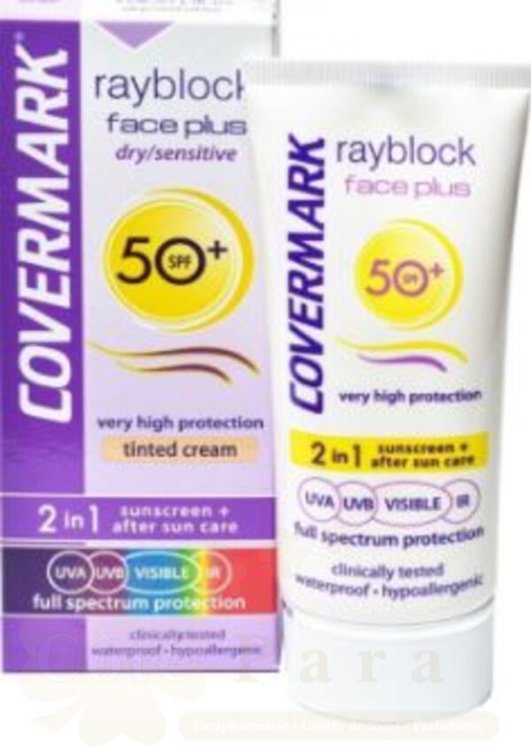 COVERMARK RAYBLOCK FACE PLUS OILY ACNEIC LIGHT BEIGE SPF50+ 50ML