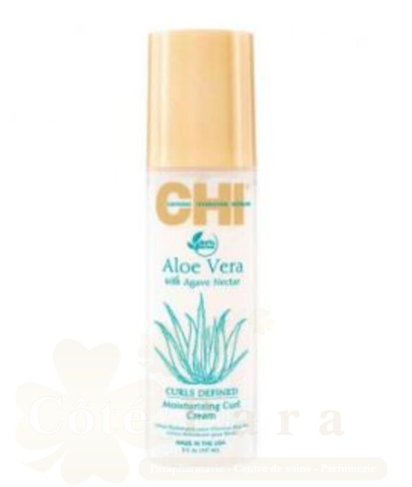 CHI ALOE VERA WITH AGAVE NECTAR MOISTURIZING CURL CREAM 147ML