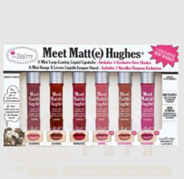 THE BALM COSMETICS MEET MATTE HUGHES KIT 3 7.2ML T0800