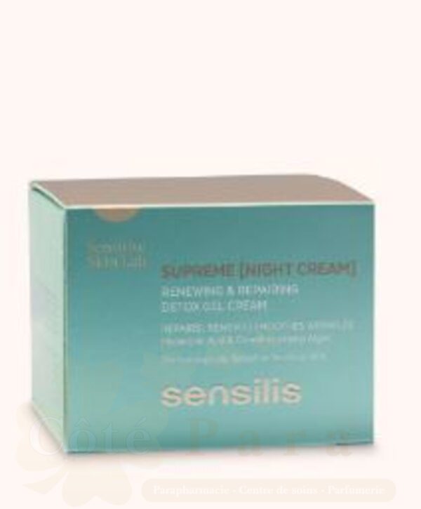 SENSILIS SUPREME RENEWAL DETOX NIGHT CREME 50ML