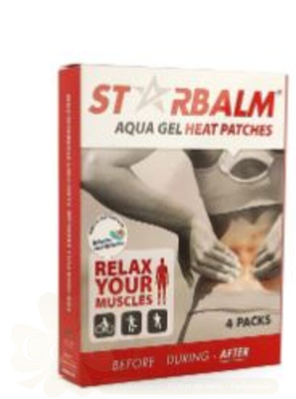 STARBALM AQUA GEL HEAT PATCHES 8*12CM