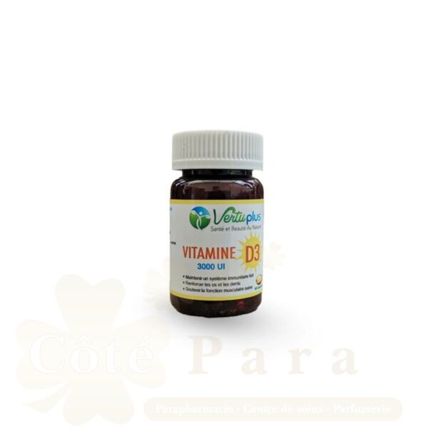 VERTUPLUS VITAMINE D3 60 CAPSULES