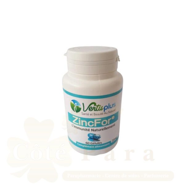 VERTUPLUS ZINCFOR 60 GELULES