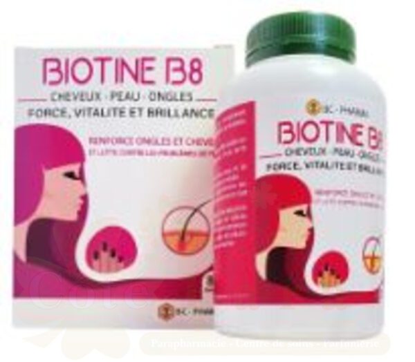 BC PHARMA BIOTINE B8 FORTIFIANT ANTI CHUTE 40 GELULES